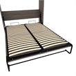 Pemberly Row Queen Size Wall Bed in Wood in Gray - Easy Assembly