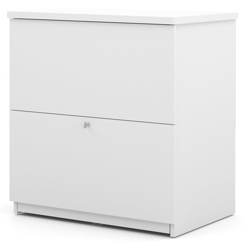 Pemberly Row 2 Drawer Lateral File Cabinet in White - PR ...