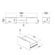 Pemberly Row Modern Wood TV Stand for TVs up to 67