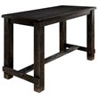 Pemberly Row Stanton Pub Table in Antique Black