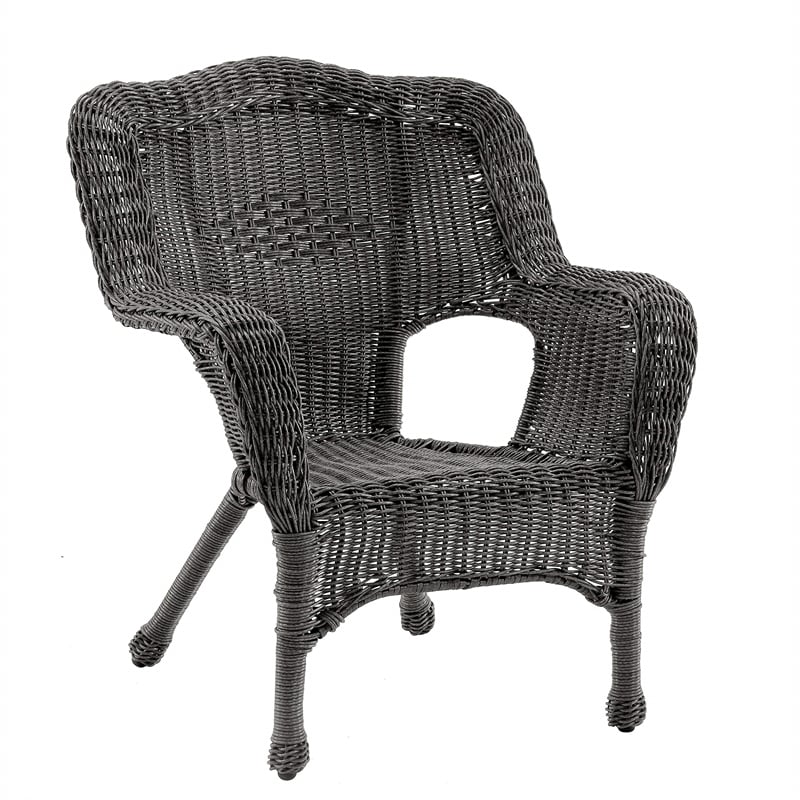 Pemberly Row Patio Arm Chair in White (Set of 2)
