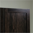 Pemberly Row Engineered Wood 4-Shelf Storage Cabinet in Cinnamon Cherry