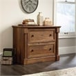 Pemberly Row 2 Drawers Lateral Oak Engineered Wood Filing Cabinet Easy Assembly