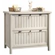 Pemberly Row 2Drawers Lateral Chestnut Wood Filing Cabinet Easy Assembly