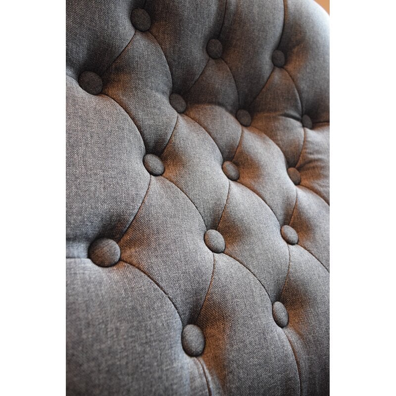 Pemberly Row Modern Rustic Executive Swivel Chair in Slate Gray