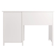 Pemberly Row Transitional Composite Wood Office Writing Desk in White