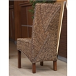 Pemberley Row Wicker Brown Dining Chair 38