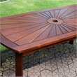 Pemberly Row Sunrise Patio Coffee Table