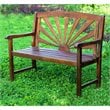 Pemberley Row Acacia Hardwood Stain Patio Bench Rectangular 36