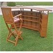 Pemberly Row Multi-Section Folding Bar Table