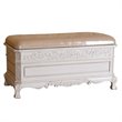 Pemberly Row Storage Trunk Bench in Antique White
