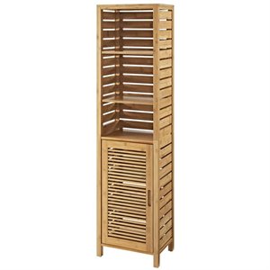 pemberly row 3 shelf linen tower in natural