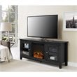Pemberly Row Modern Wood Fireplace TV Stand for TVs up to 58