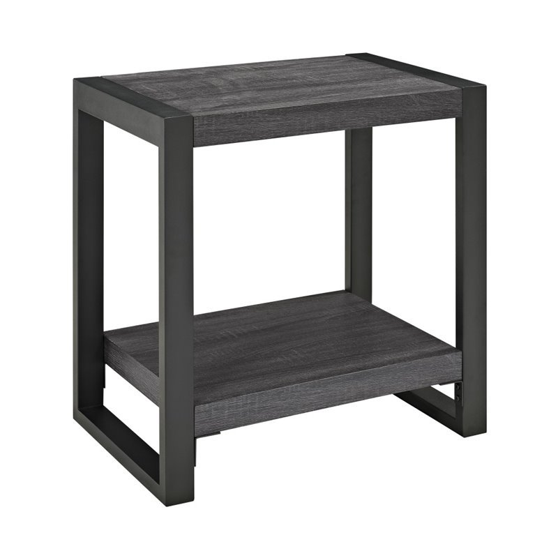 Pemberly Row End Table in Charcoal Cymax Business