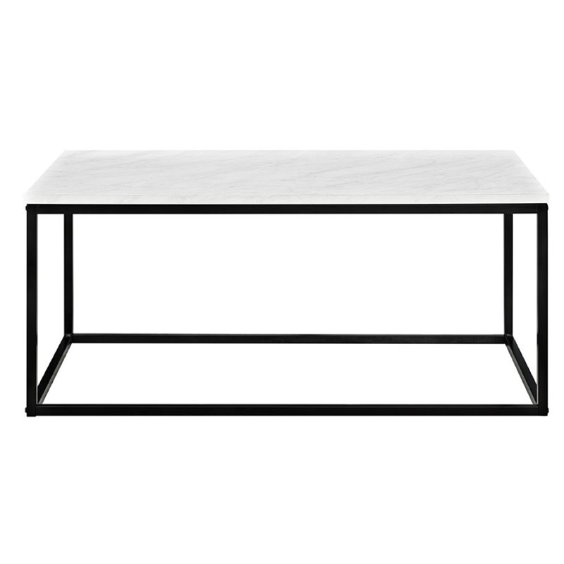 Pemberly Row Open Box Coffee Table in Marble