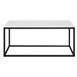 Pemberly Row Open Box Coffee Table in Marble