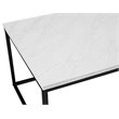 Pemberly Row Open Box Coffee Table in Marble