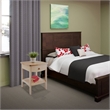 Pemberly Row Transitional Solid Wood Nightstand with Drawer in Natural