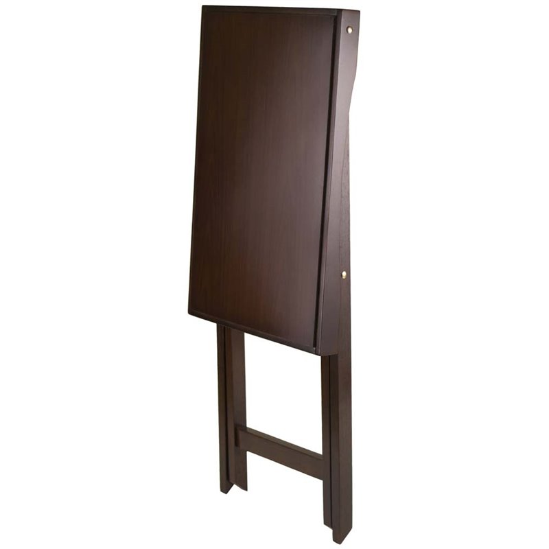 Pemberly Row End Table Coffee Accent Table Rectangle in Solid Wood - Walnut