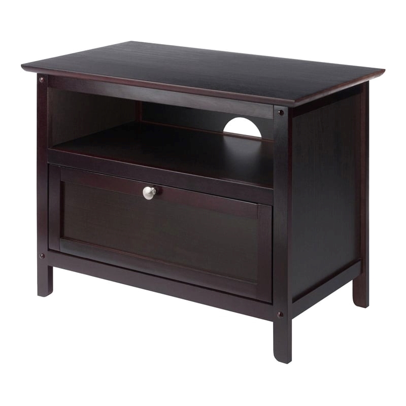 Pemberly Row Transitional Solid Wood TV Stand for TVs up to 32