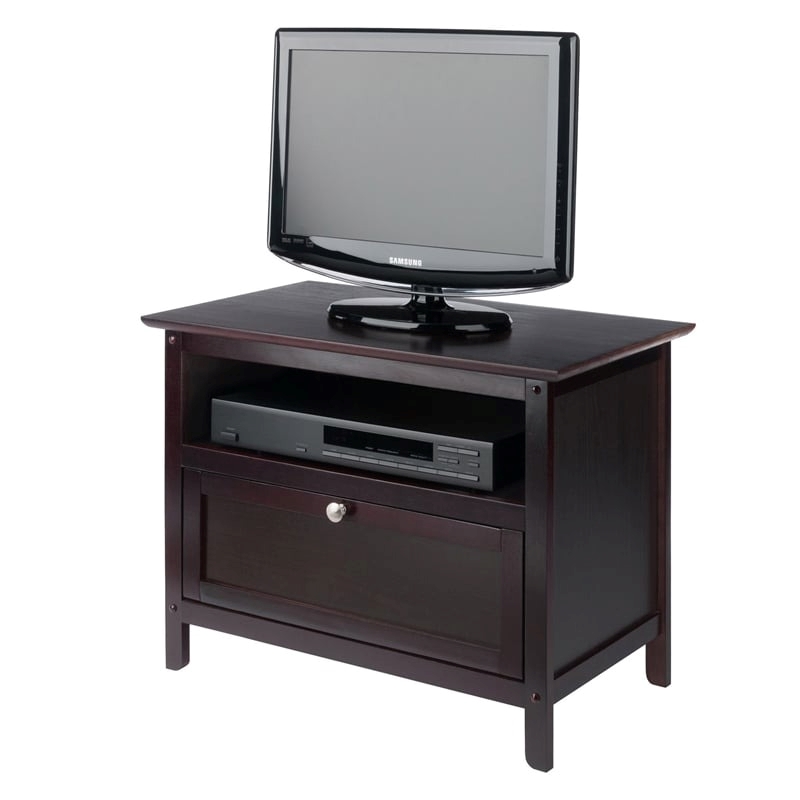 Pemberly Row Transitional Solid Wood TV Stand for TVs up to 32