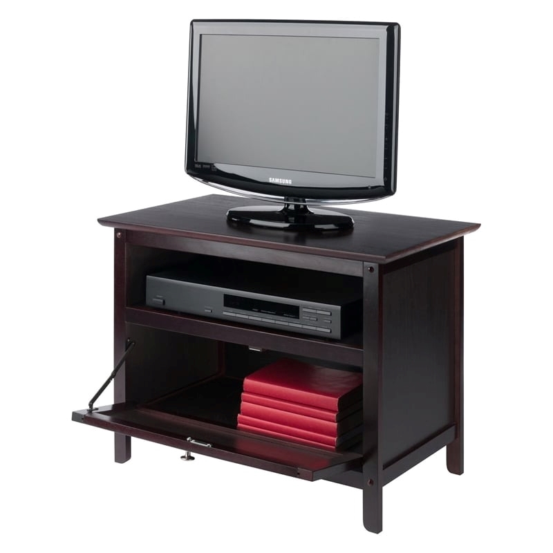 Pemberly Row Transitional Solid Wood TV Stand for TVs up to 32