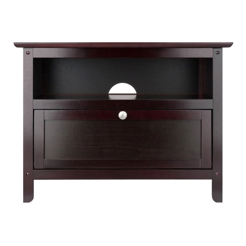 Pemberly Row Transitional Solid Wood TV Stand for TVs up to 32