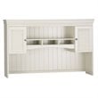 Pemberly Row Hutch for L Shaped Desk in Antique White