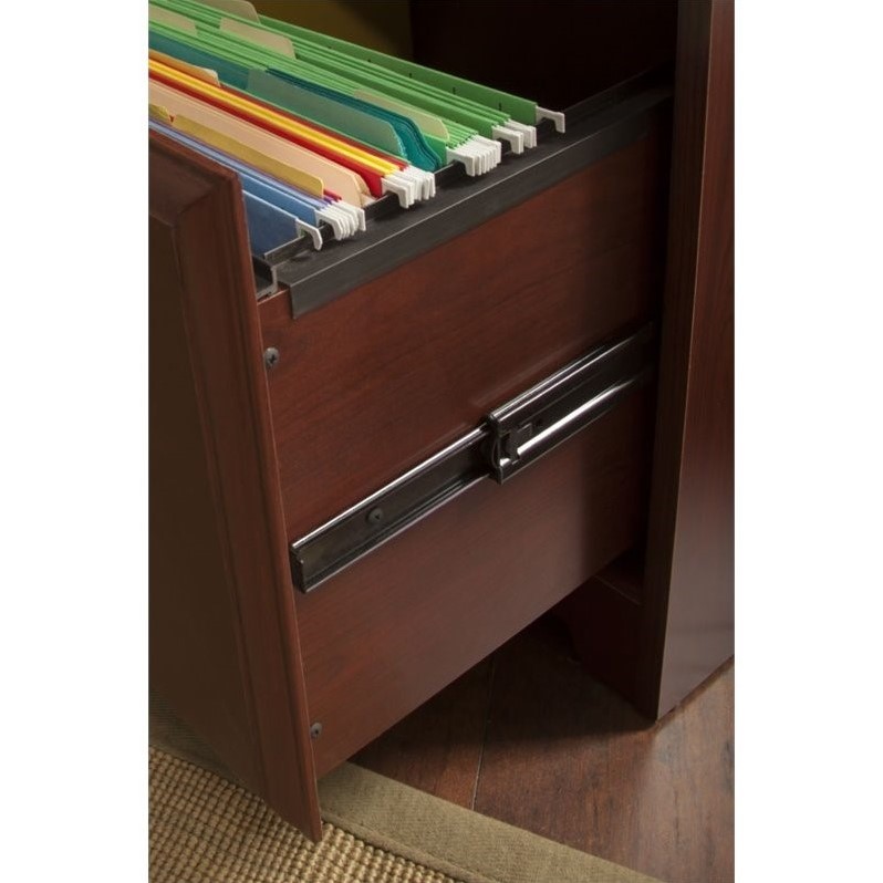 Pemberly Row 3 Piece Office Set in Cherry