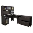 Pemberly Row 3 Piece Office Set in Espresso Oak