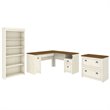 Pemberly Row 3 Piece Office Set in Antique White