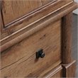 Pemberly Row Traditional Engineered Wood Bedroom Armoire with Garment Rod in Oak