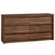 Pemberly Row Traditional Engineered Wood 6-Drawer Bedroom Dresser - Grand Walnut