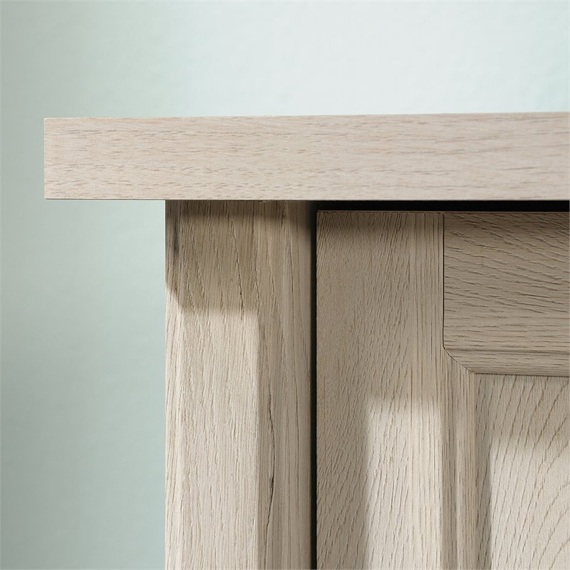 Pemberly Row Engineered Wood 3-Drawers Computer Desk in Chalked Chestnut