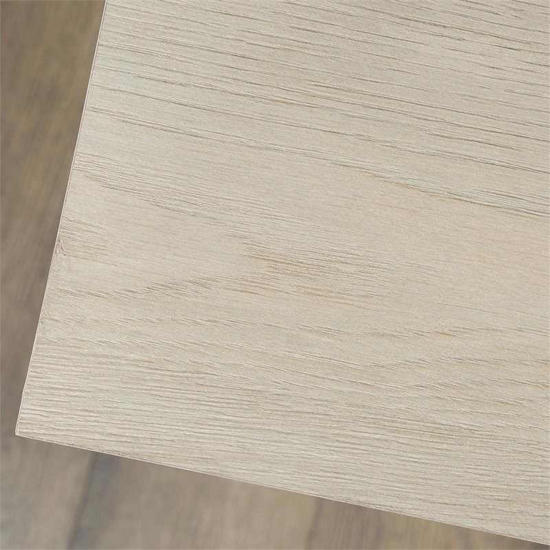 Pemberly Row Engineered Wood 3-Drawers Computer Desk in Chalked Chestnut