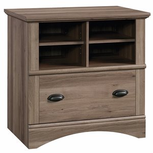 pemberly row 1 drawer lateral file cabinet in salt oak
