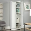 Pemberly Row 2-Door Engineered Wood Storage Cabinet in Soft White