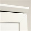 Pemberly Row 2-Door Engineered Wood Storage Cabinet in Soft White