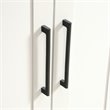 Pemberly Row 2-Door Engineered Wood Storage Cabinet in Soft White