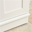 Pemberly Row 2-Door Engineered Wood Storage Cabinet in Soft White