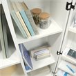 Pemberly Row 2-Door Modern Engineered Wood Storage Cabinet in Soft White