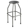 Pemberly Row Adjustable Drafting Stool in Pewter