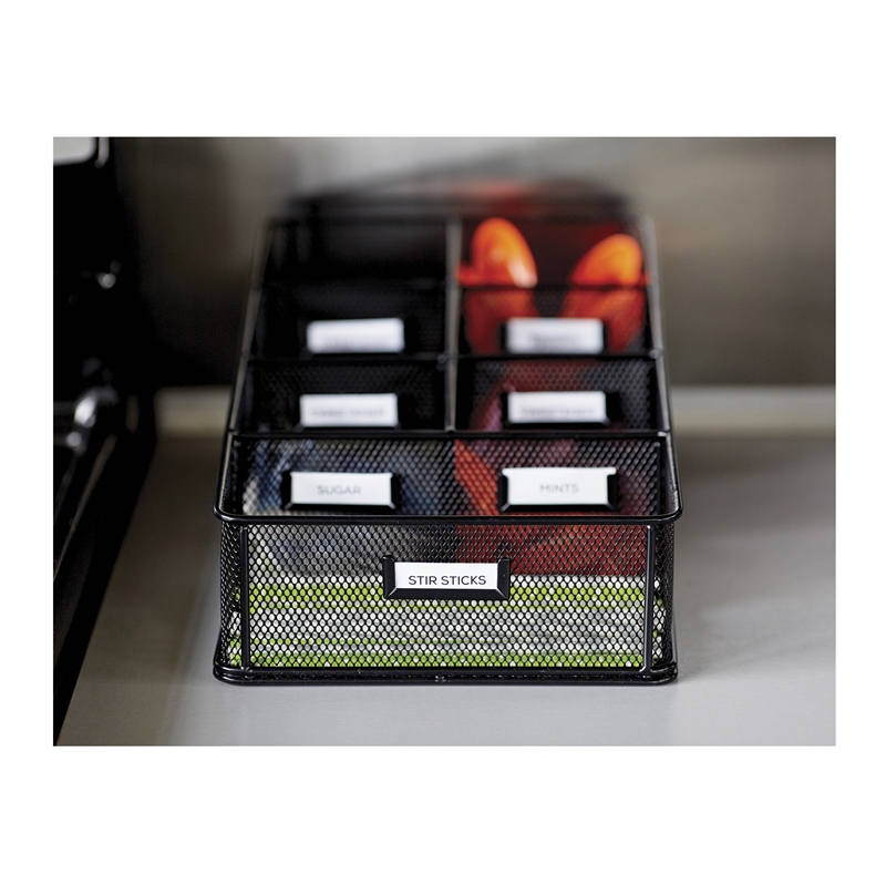 Pemberly Row Break Room Organizer in Black