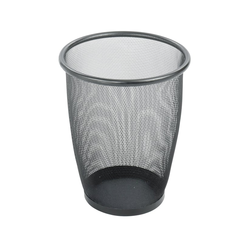 Pemberly Row Mesh Medium Round Wastebasket (Set of 3)