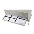 Pemberly Row 5 Drawer Metal Flat Files Cabinet for 24