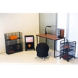 Pemberly Row Black Mesh Desk Corner Organizer