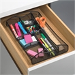 Pemberly Row Black Mesh Drawer Organizer
