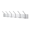 Pemberly Row Wall Rack 6 Hook Wall Coat Rack