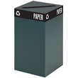 Pemberly Row Public Square Green Receptacle Base