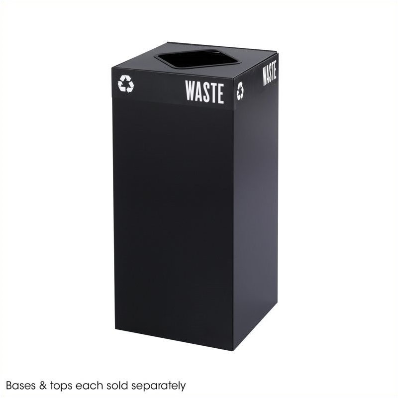 Pemberly Row 31-Gallon Black Base 31-Gallon in Black
